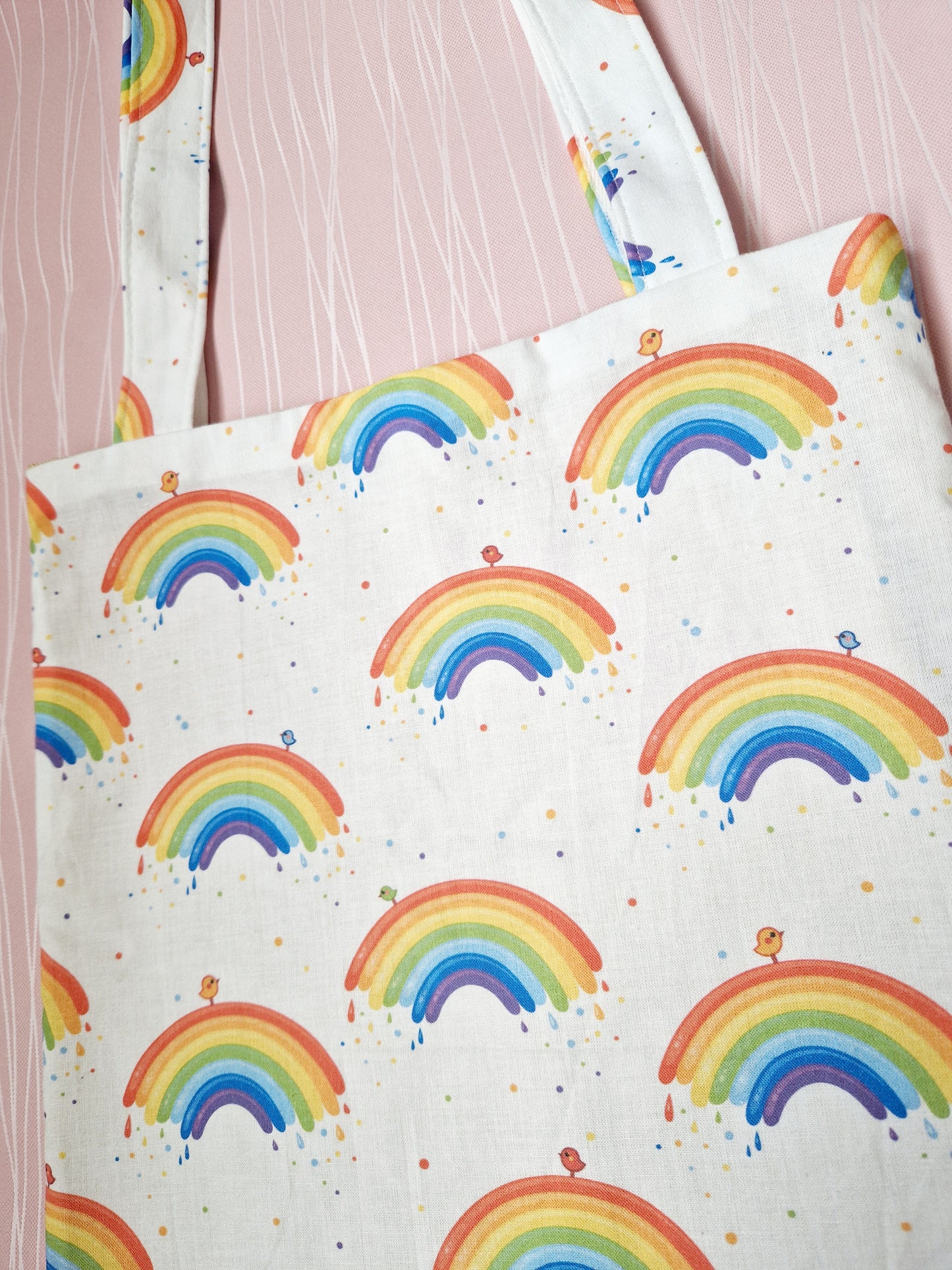Large Rainbow Tote Bag