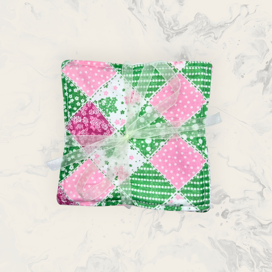 Pack of 5 Reusable Face Wipes - Patterned