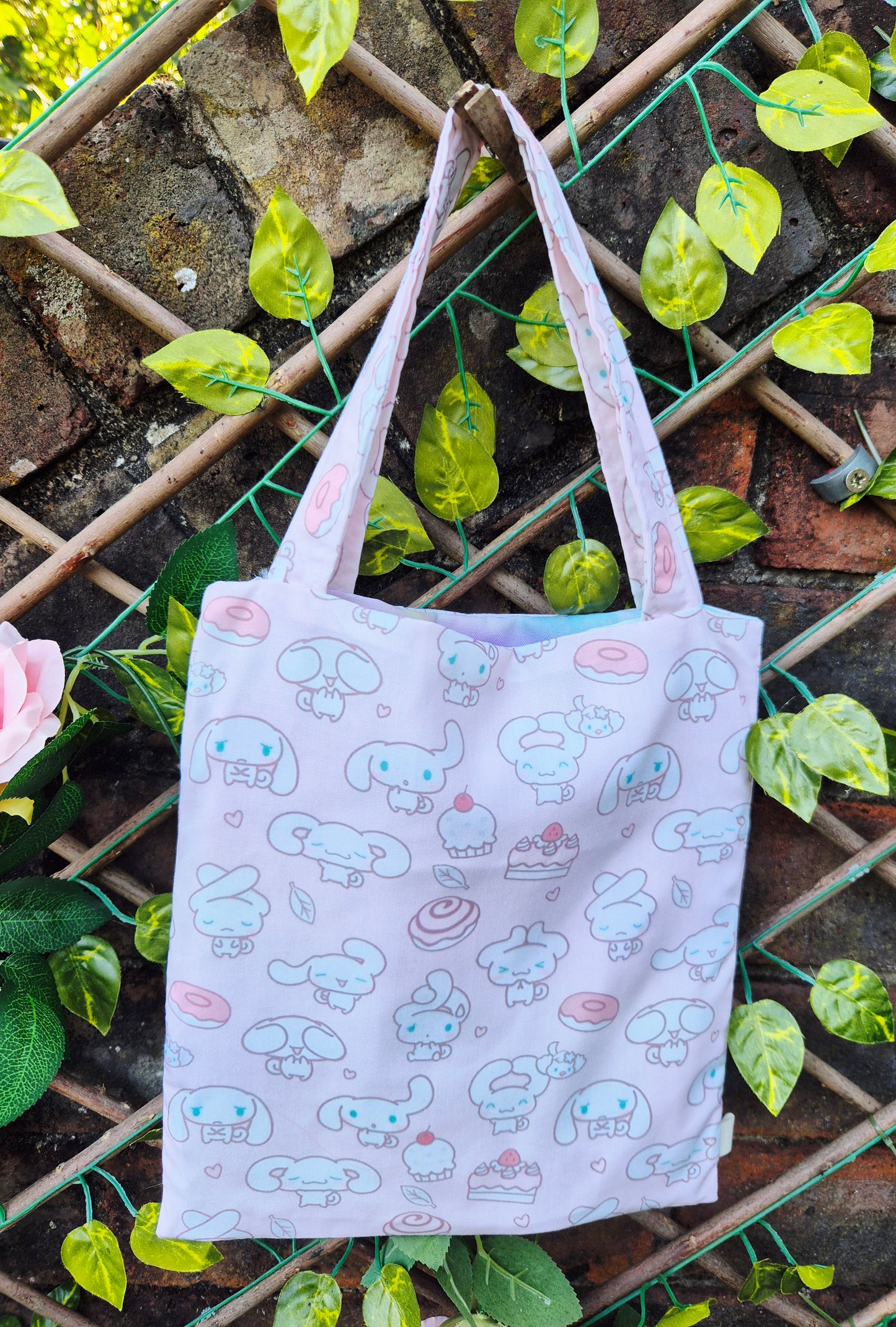 Kuromi Pink Cinnamoroll Small Tote Bag