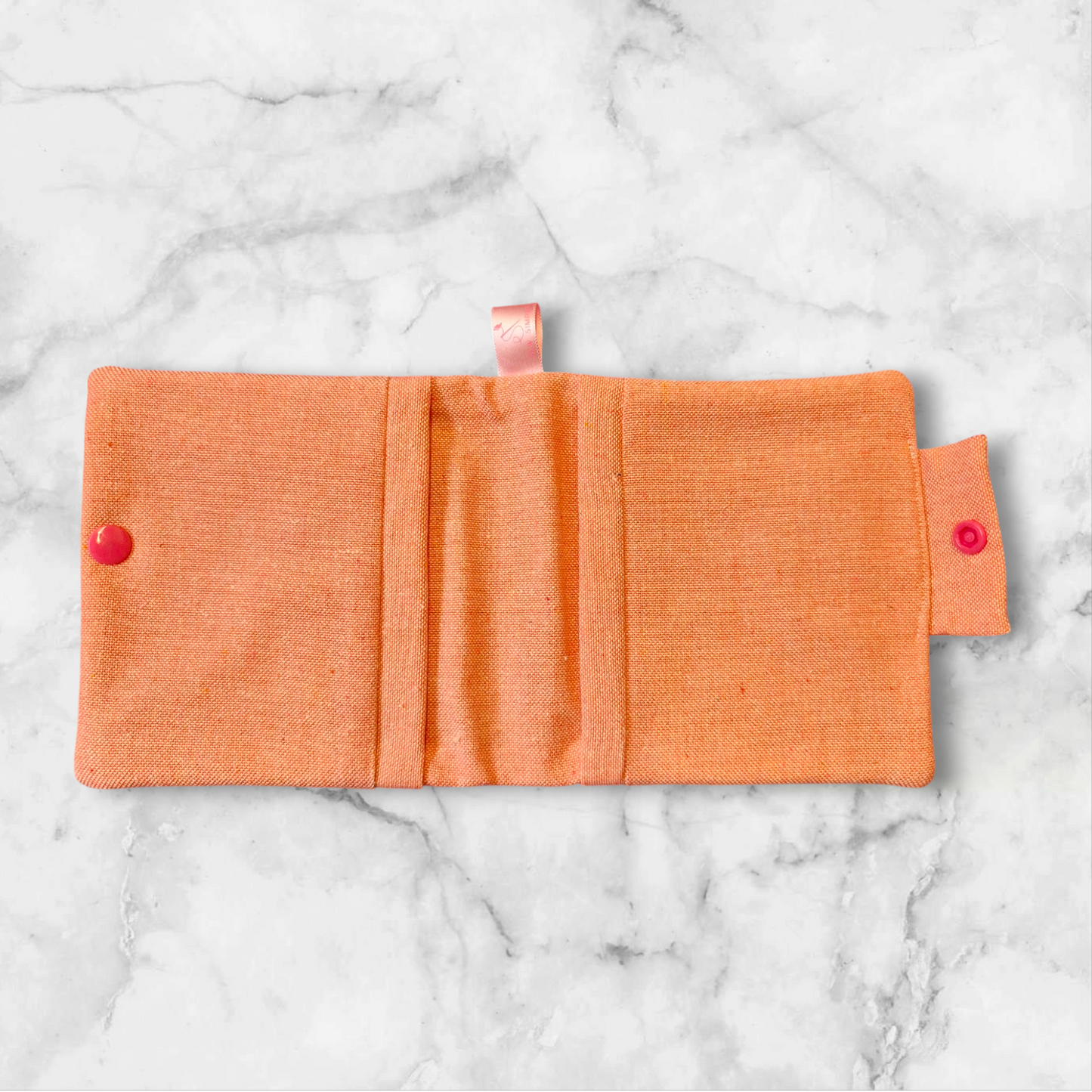 Sanitary/Wipes Travel Pouch - Peach Pink