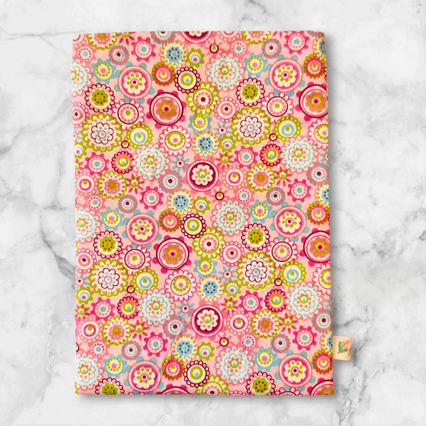 Pink Spiral Frenzy A5 Book Sleeve