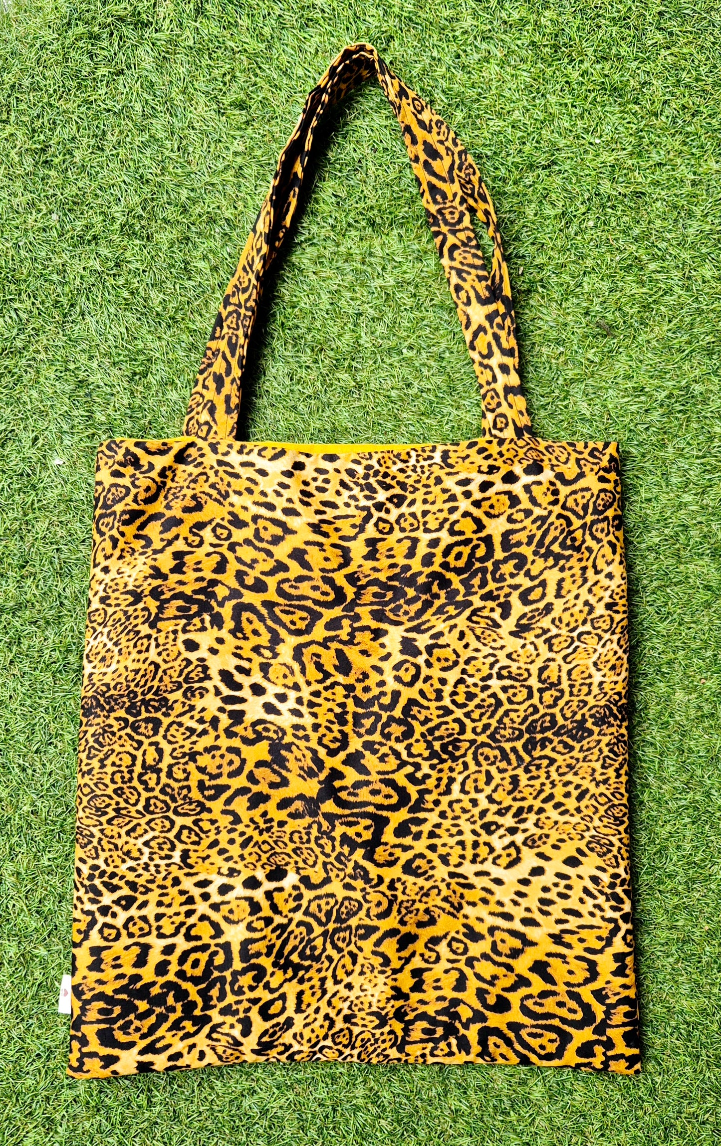 Cheetah theme Large Tote Bag