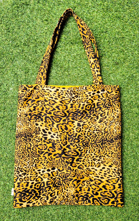 Cheetah theme Large Tote Bag