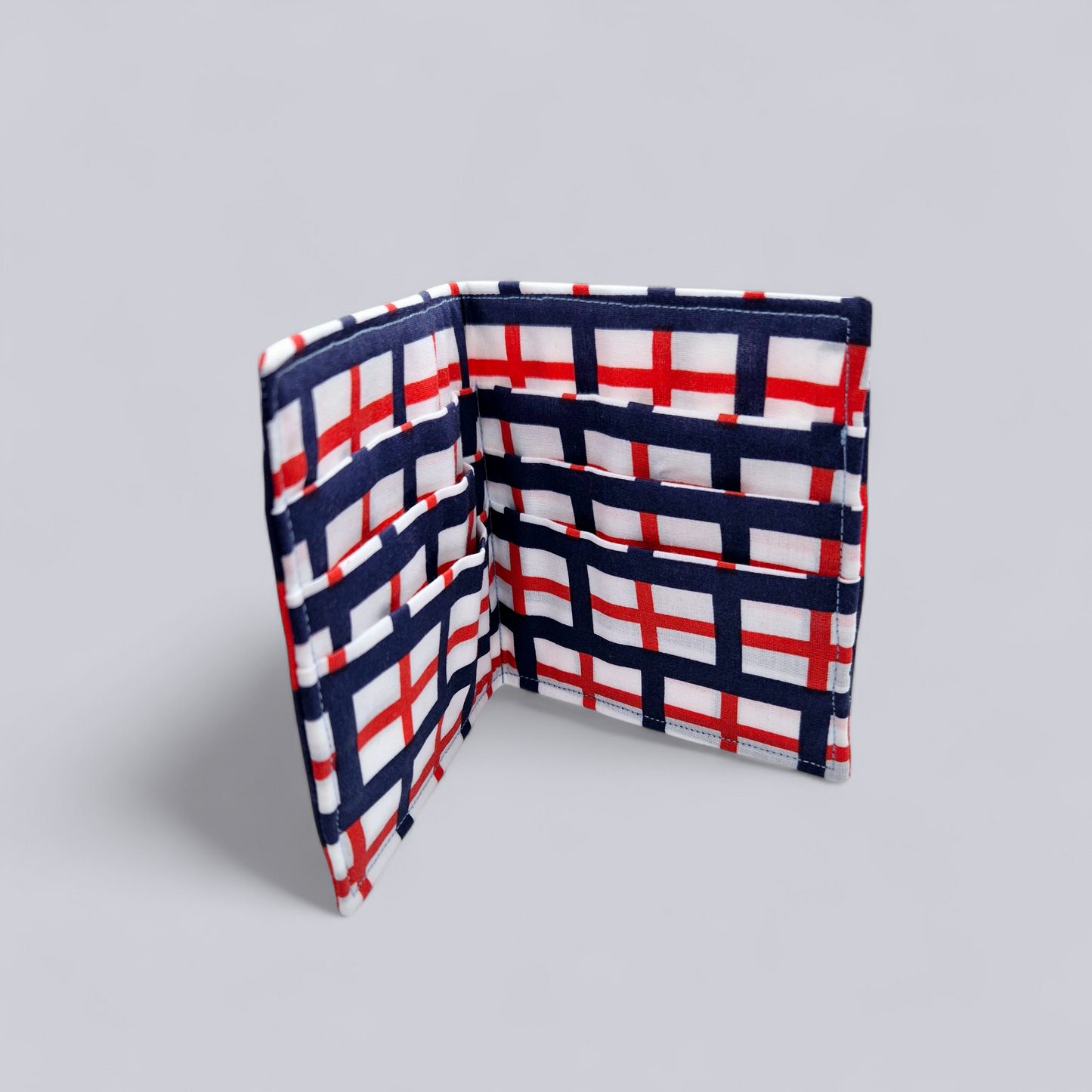 Fabric Card Holder Wallet - St George's Flag