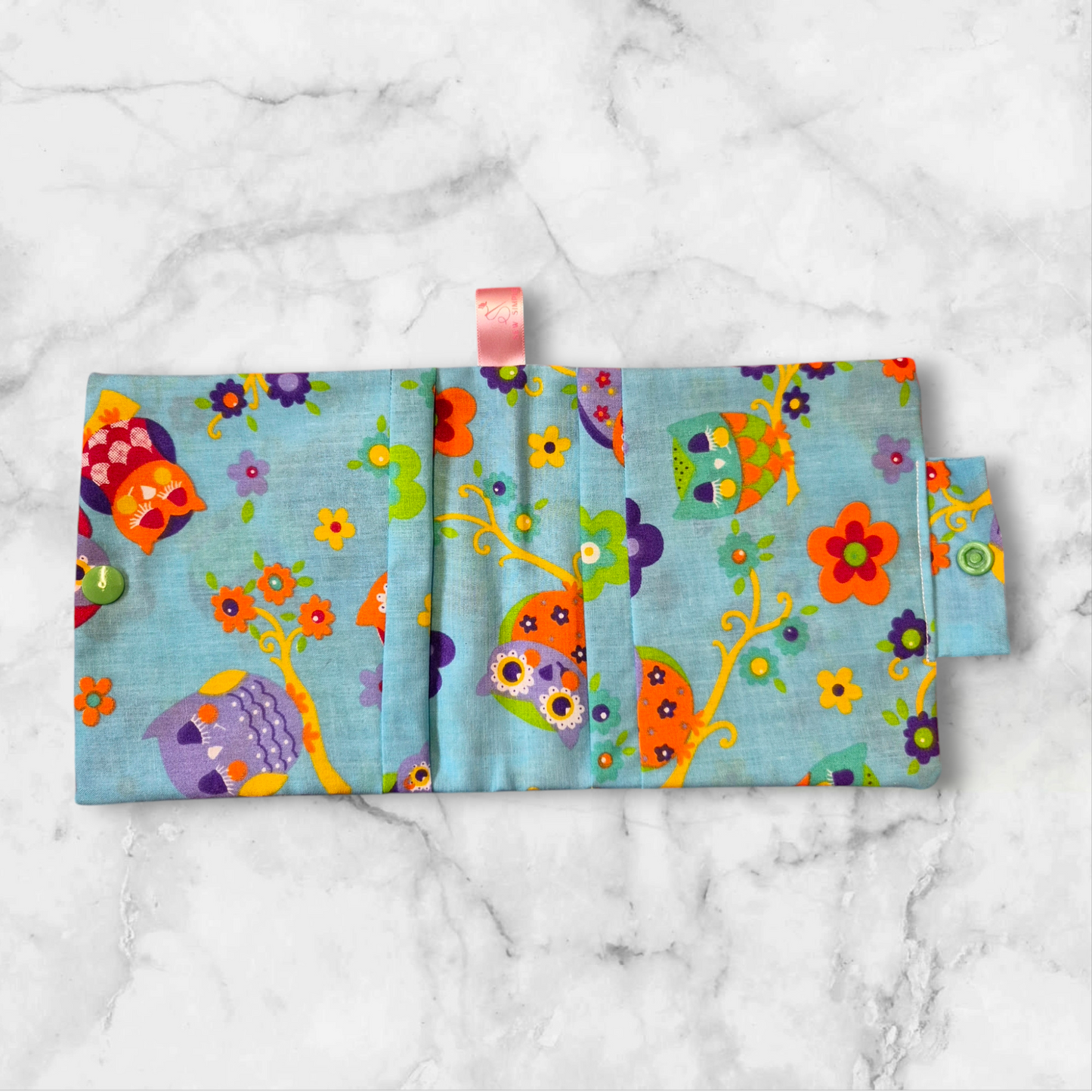 Sanitary/Wipes Travel Pouch -Owls