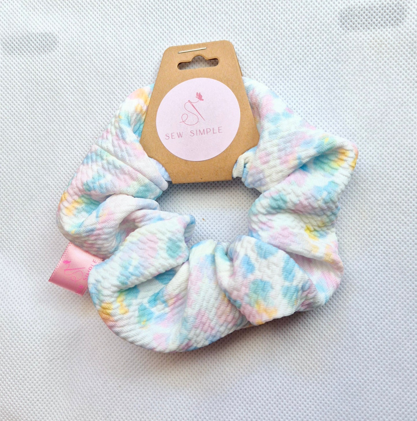 Ombrè Leopard Print Mini size hair scrunchie