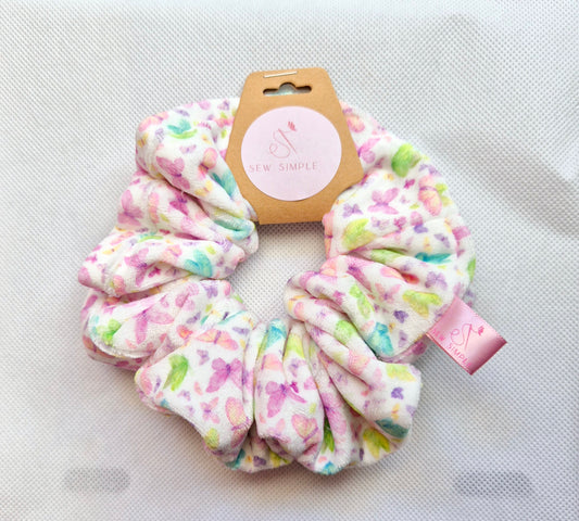 Velvet butterfly Medium hair scrunchie