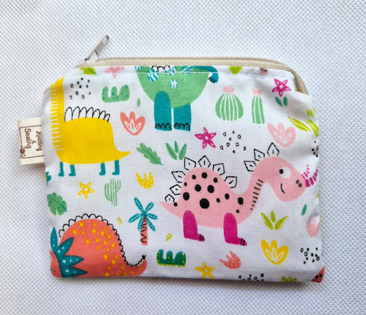 Funky dinos coin purse