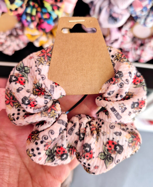 Little Ladybug Mini Size Hair Scrunchie