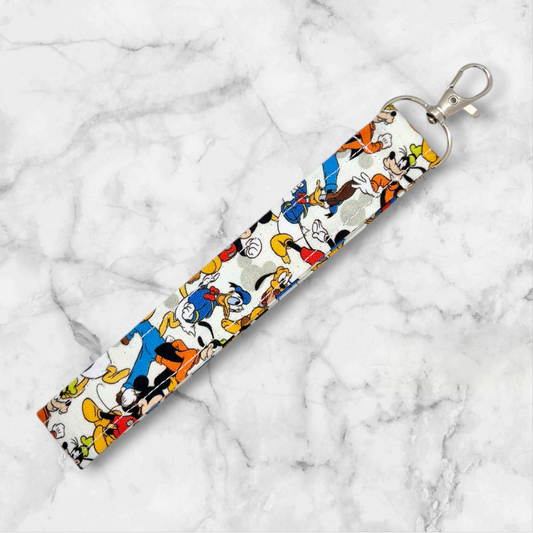 Handmade Wristlet Keychain - Best Pals