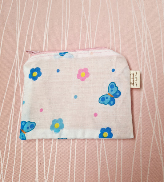 Butterfly roses coin purse