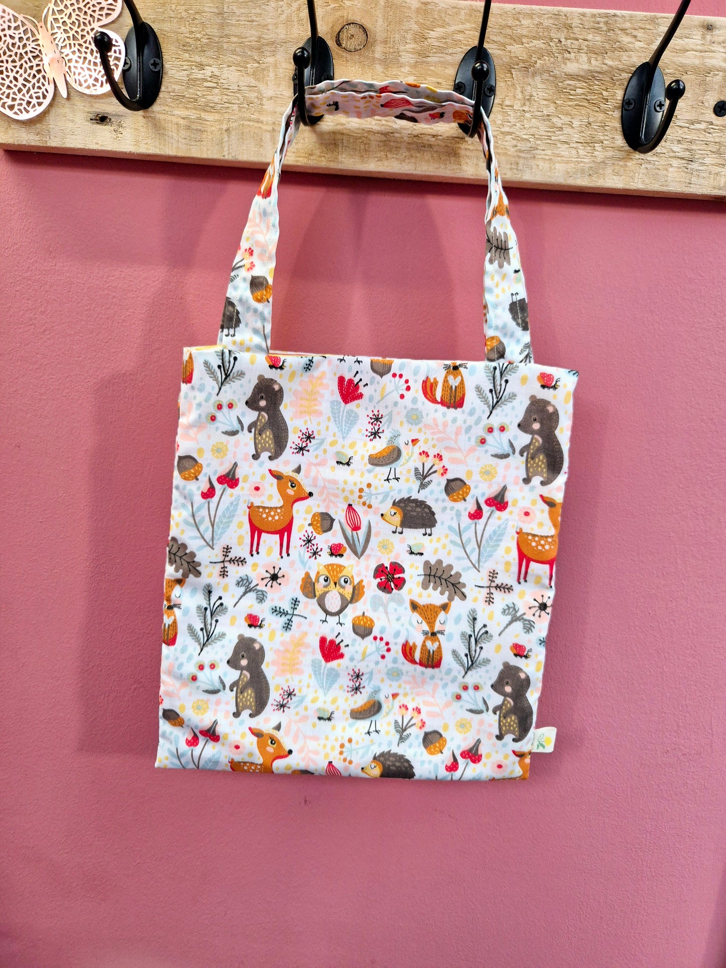 Autumnal Animals Small tote bag