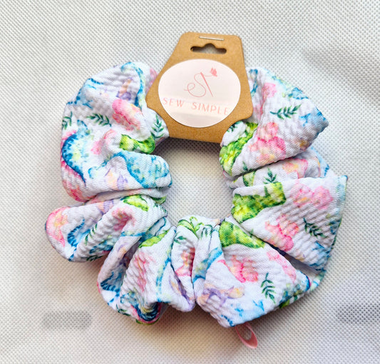 Dinosaur print Medium hair scrunchie