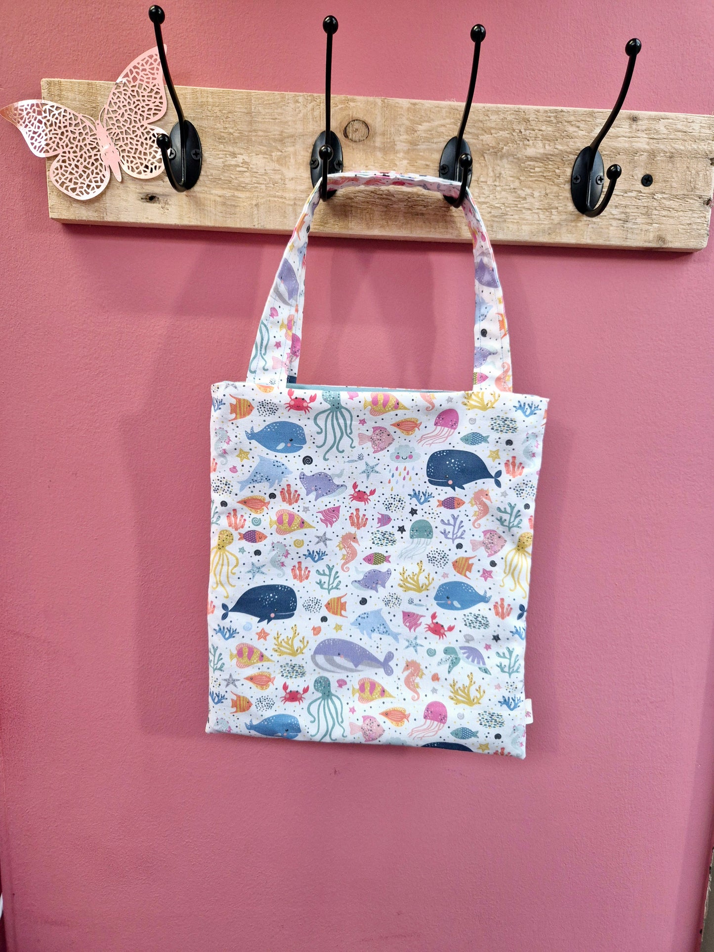 'Under the sea' Small tote bag