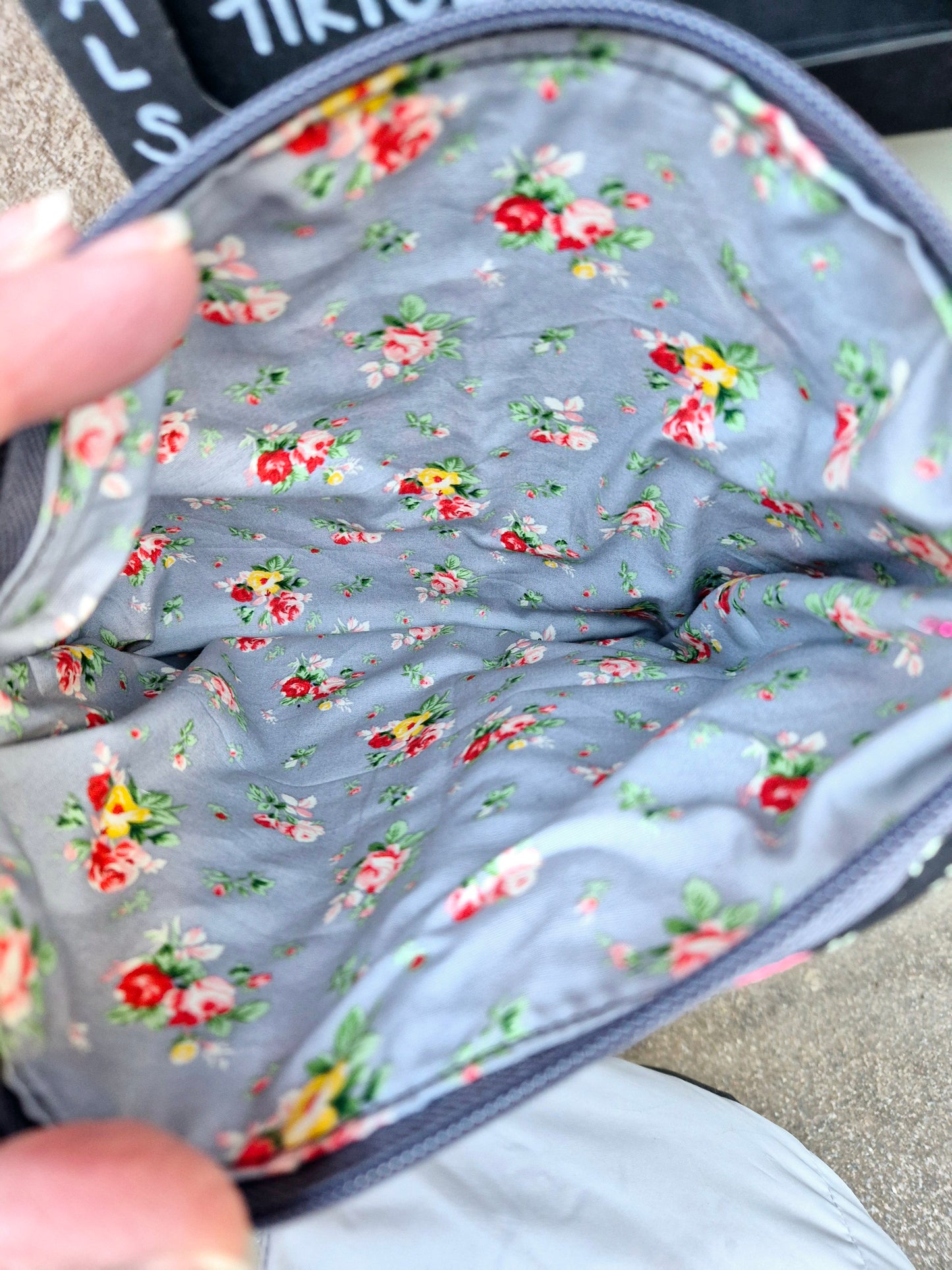 Handmade Crossbody Bag - Floral