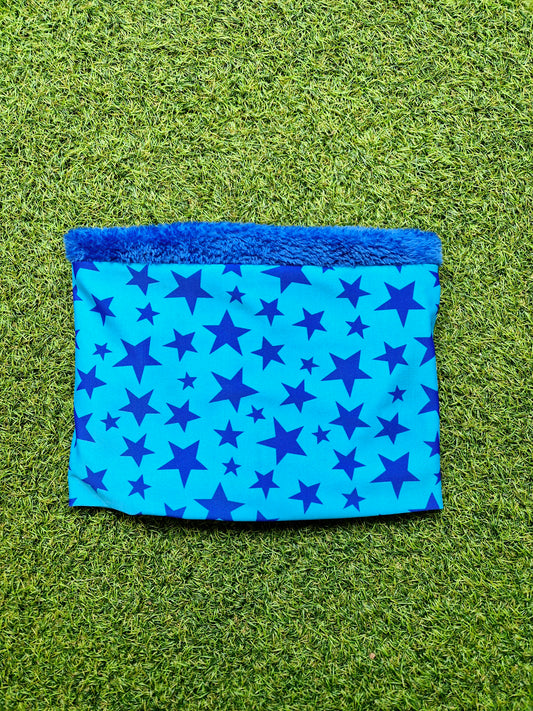 Child's Snood/Neck Warmer - Blue stars