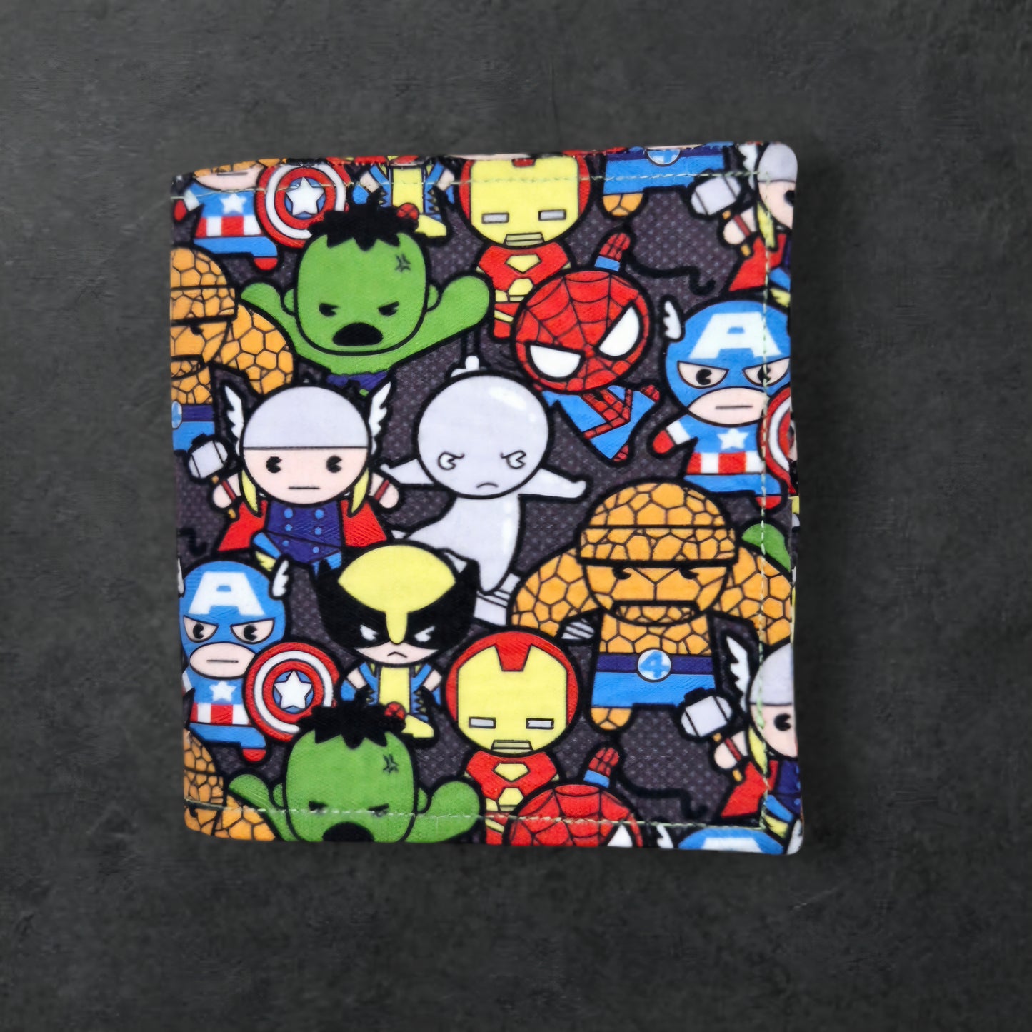 Fabric Card Holder Wallet - Superhero Theme