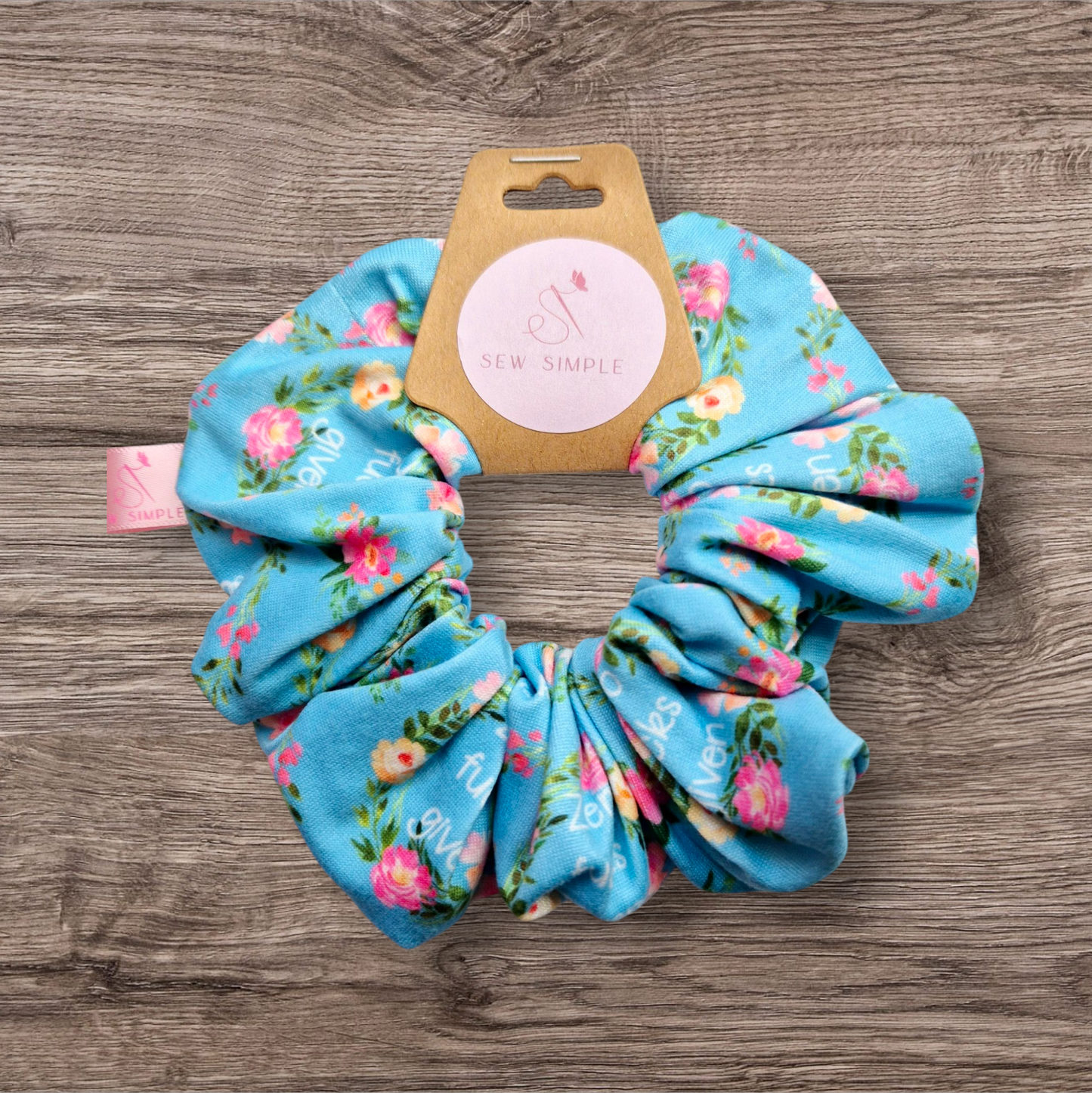 Cheeky quote 18+ adult hair scrunchie - Medium size