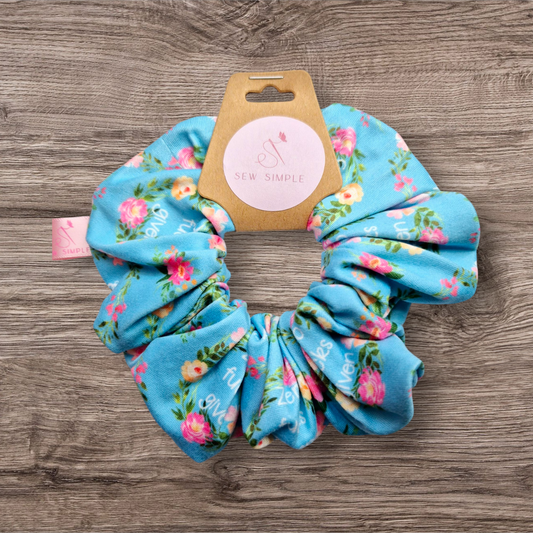 Cheeky quote 18+ adult hair scrunchie - Medium size