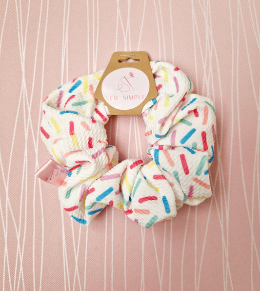 Sprinkles! Hair scrunchie medium