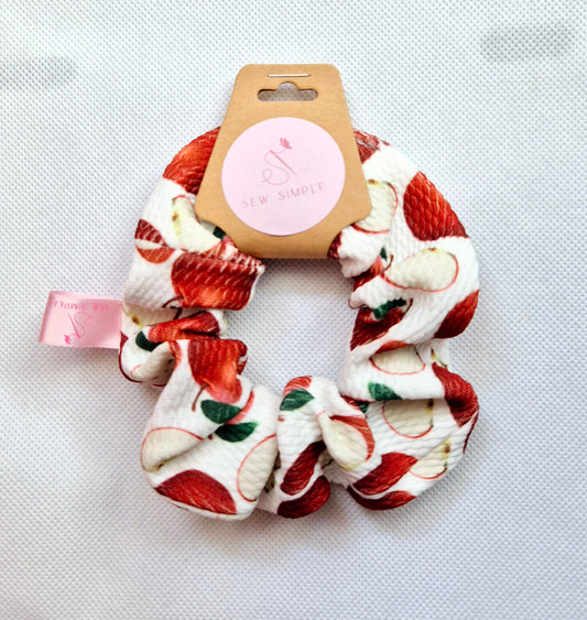 Apples Mini size hair scrunchie