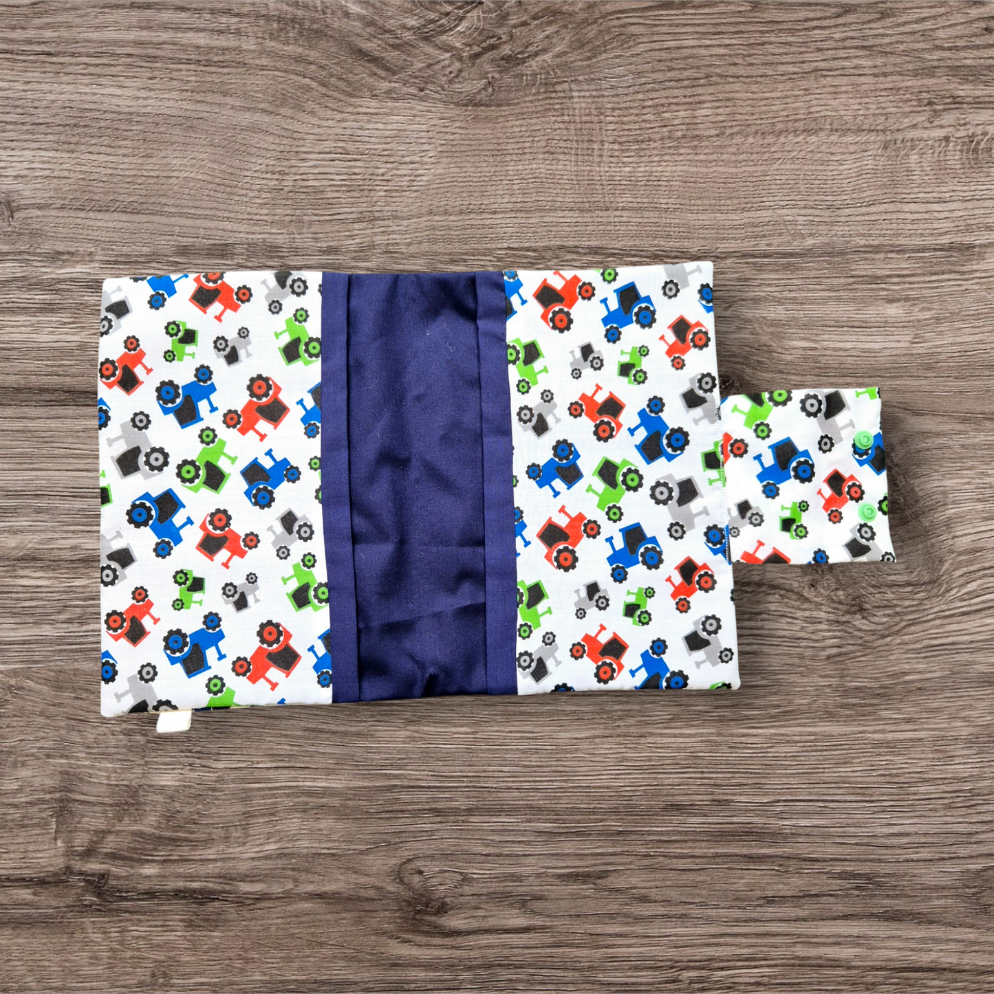 Nappies/Wipes Holding Pouch - Tractor theme