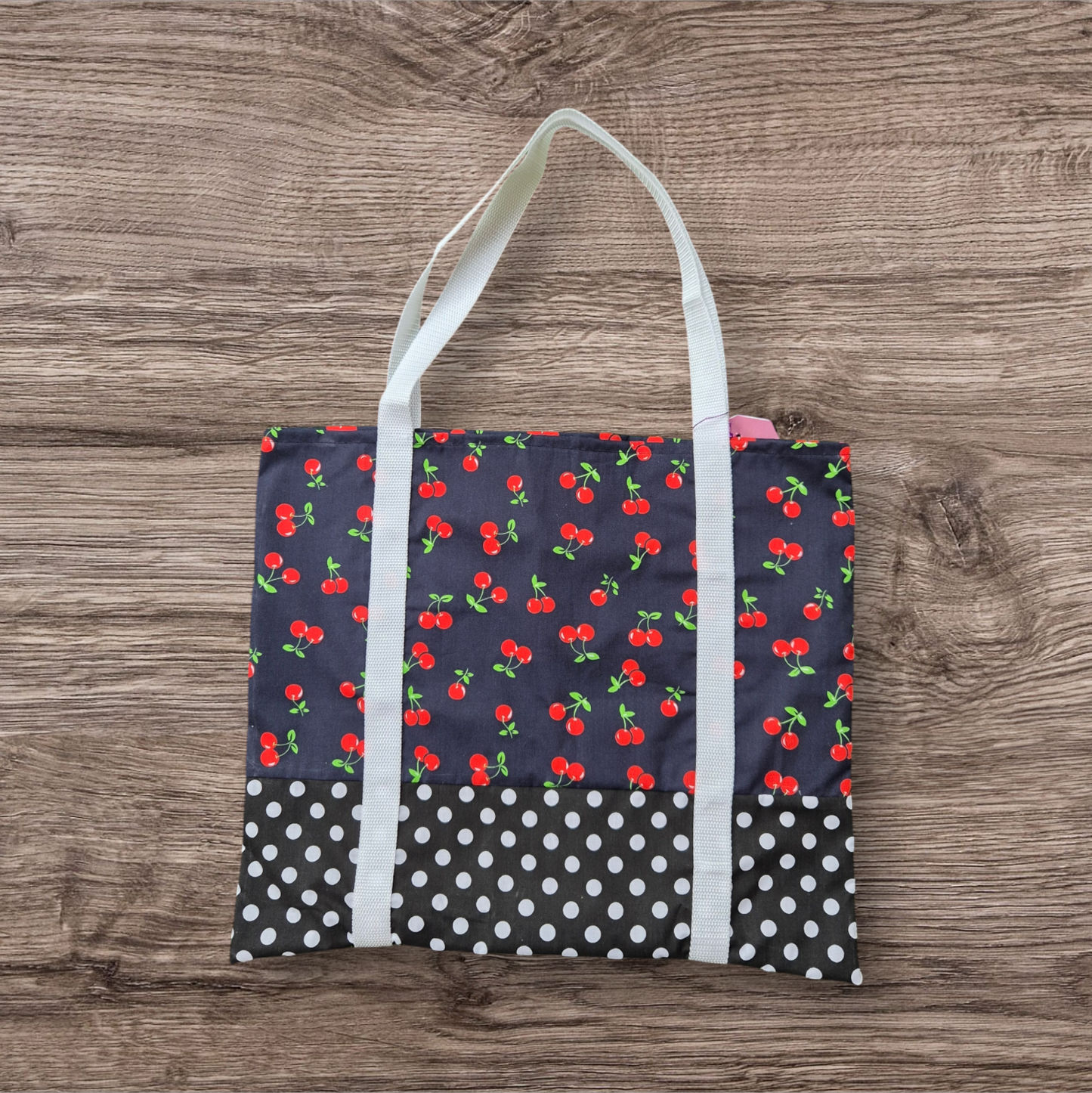 Lightweight cotton shopping bag - Cherries