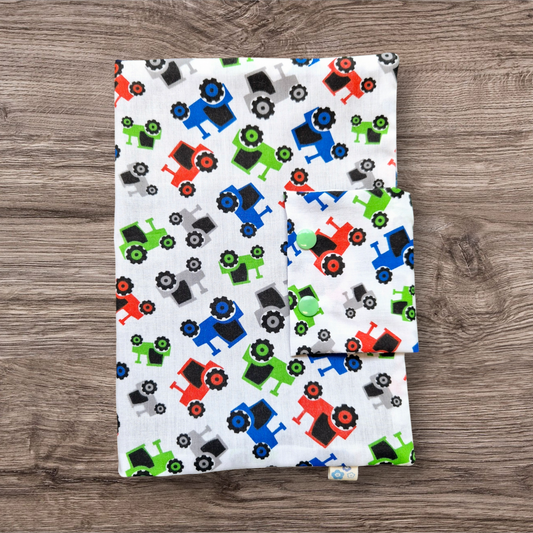 Nappies/Wipes Holding Pouch - Tractor theme